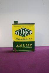 Yacco 2 Litres Motor Oil Tin 