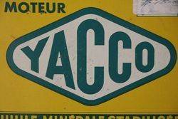 Yacco 2 litre French Oil Tin