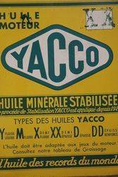 Yacco 2 litre French Oil Tin