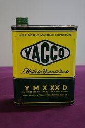 Yacco Motor Oil Tin 