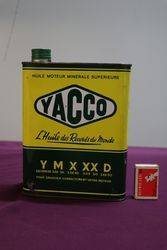 Yacco Motor Oil Tin 